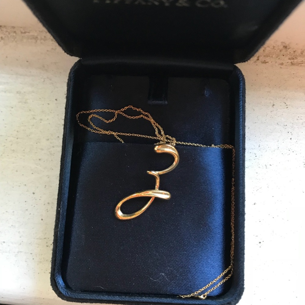 Real Tiffany gold necklace